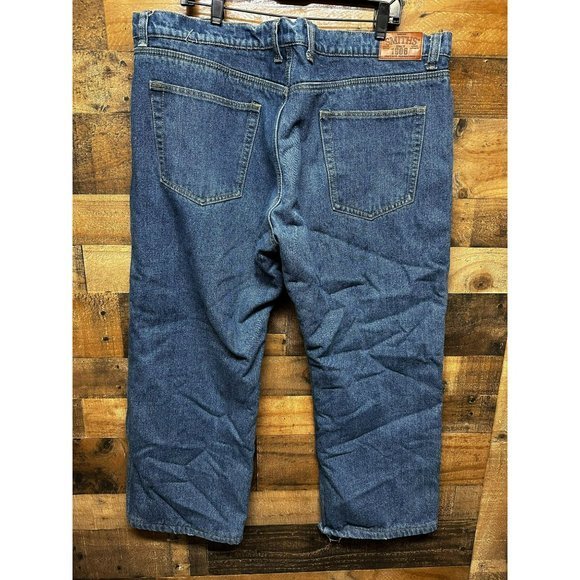 Smith's Workwear Men's Fleece Lined Jeans Size 44x32 - Picture 4 of 5